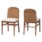 Bali & Pari Nadim Modern Bohemian Natural Seagrass and Acacia Wood 2-Piece Dining Chair Set 242-2PC-13487-ZORO - alternate 1